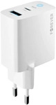 Wandladeger&auml;t in Wei&szlig; PD, QC, Schnellladeger&auml;t 1x USB Typ A, 1x USB Typ C...