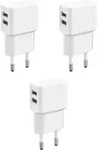 Wicked Chili 3er Set Dual USB Ladeger&auml;t 12W / 2400mA Pro Series Universal Netzteil
