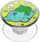 PopSockets PGP-Emaille Bisasam, Griffigkeit, Mehrfarbig, Metall, Zeichenmuster,