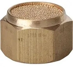Riegler Sinterbronce-Schalld&auml;mpfer, flach, G 1 i., SW 41
