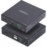 StarTech.com HDMI KVM Extender over IP-Netzwerk, 4K 60Hz, Treiberlos, HDMI und USB