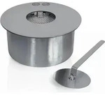 DIVINA FIRE DF94811, Edelstahl, Edelstahl, 220 mm, 220 mm, 110 mm - Silber