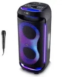 MEDION PE-2 Plus Partybox (Akku, mit Mikrofon, tragbarer Bluetooth Lautsprecher
