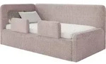 Selsey Fanko &ndash; Kinderbett 90x200 cm mit Rausfallschutz, Matratze, Kopfteil...