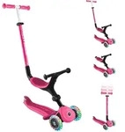 GLOBBER GO-UP ACTIVE LIGHTS &ndash; 3 in 1 Dreirad, Laufrad und Scooter, 120/80 mm,