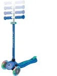 GLOBBER PRIMO PLUS LIGHTS &ndash; Tretroller Kinder, 120/80 mm, ABEC 9, 3-r&auml;drig,
