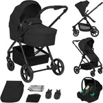 Lionelo Greet 3in1 Kombikinderwagen mit Babyschale, Gro&szlig;er Babywanne &...