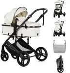 Chipolino Kinderwagen 2 in 1 Amore Getr&auml;nkehalter Wickeltasche Fu&szlig;abdeckung...