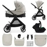 3-in-1-Kinderwagen Kinderkraft VESTO 2 mit Babywanne, MINK PRO 2 Autositz,...