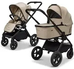 Moon Gio Fold Air Kombikinderwagen / 2in1 Kinderwagen, Farbe/Dessin:Sand