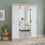 Schwebet&uuml;renschrank Kleiderschrank Schrank Garderobe Spiegel Vista 01...