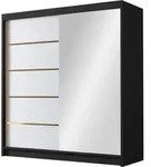 MIRJAN24 Schiebet&uuml;renschrank mit Spiegel Bali III, Kleiderschrank mit...
