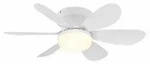 LED Deckenventilator CLOVELLY, wei&szlig;, Dimmer, CCT-Schaltung, Timer - Wei&szlig;