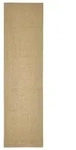 vidaXL Sisalteppich f&uuml;r Kratzbaum 66x250 cm - Hellbraun
