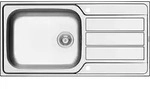 PYRAMIS Sp&uuml;le ATHENA PLUS (100x50) 1B 1D aus Edelstahl / Ausschnittsma&szlig;:...