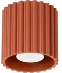 Plafond AURA 1 roter Ocker GU10 1xGU10 10W Aluminium 10x10x10cm Sollux Lighting