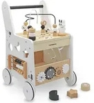 Mamabrum 6-in-1 Lauflernwagen aus Holz &ndash; Spiel- und Lernaktivit&auml;ten, ab 12 Monaten