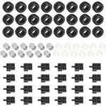 LEGO 72-teiliges R&auml;der, Reifen und Achs-Set - Ersatzteile &ndash; Zubeh&ouml;r -...