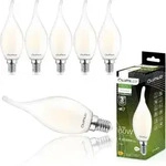 LUMILED BA35 E14 LED Lampe 6 St&uuml;ck Set 7W (ersetzt 60W) 806lm milchig Filament...