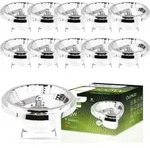 LUMILED LED Lampen 10er Set AR111 G53 Fassung 12V 15W (Entspricht 100 Watt)