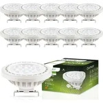 LUMILED LED-Leuchtmittel 10er Set AR111 G53 Fassung 12V DC/AC 15W (Entspricht...
