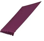 Ersatzdach f&uuml;r Klemmmarkise 250 x 130 cm Bordeaux, Ersatzbezug Balkonmarkise,...