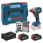 Bosch Werkzeug-Set: GDX 18V-285 + 2x GBA 5.0Ah + GAL + 31-tlg. Bit-Set in L-BOXX