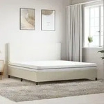 vidaXL Matratze Schaumstoff Mittelweich 180x200 cm - Wei&szlig;