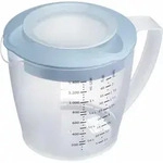 Westmark R&uuml;hrbecher mit Deckel, Helena, 1,4 l, blau, 3105227B - Blau