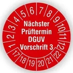 HT-Instruments Pr&uuml;fplaketten 15mm Sicherheitspr&uuml;fplaketten 15mm