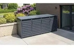 M&uuml;lltonnenbox Gary 4er B x T x H 265 x 80 - Wei&szlig;
