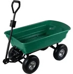 Gartenwagen mit Kippfunktion 75L &ndash; Handwagen bis 300 kg, Luftreifen,...