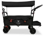 FUXLIFE by FUXTEC Strand-Bollerwagen FX-CTB800 Schwarz Faltbarer Transportwagen