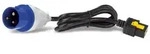 APC Stromkabel, verriegelbar, C19 auf IEC309-16A, 3,0 m, 3 m, C19-Koppler, 230 V, 16