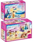 PLAYMOBIL 70208 70211 Dollhouse 2er Set Schlafzimm