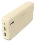 Hama Pocket 20, 20000 mAh, Lithium Polymer (LiPo), Sand - Beige