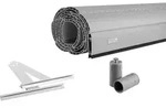 Schellenberg Rolladenpanzer Set PVC Maxi f&uuml;r 60 mm Stahlrohrwellen, inkl.