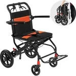 VEVOR Rollstuhl, leichter Aluminium-Transportstuhl f&uuml;r Erwachsene, leicht