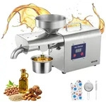 VEVOR Elektrische &Ouml;lpresse 3,75 kg/h, &Ouml;lm&uuml;hle 750 W, Automatische...