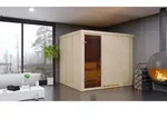Karibu Sauna Innensauna Gobin Fronteinstieg ohne Zubeh&ouml;r 231x196x198 cm ohne