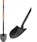 BLACK+DECKER Schaufel - 148 CM - Rostfrei - Kopf Kohlenstoffstahl und Stiel aus