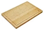 SOTECH Schneidebrett Bambus 610 x 405 x 32 mm ge&ouml;lt - Braun
