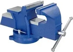 Wiltec Schraubstock Heavy Duty 125 mm Klemmbacke, Spannwerkzeug mit Amboss f&uuml;r