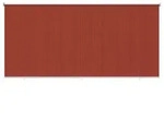 vidaXL Au&szlig;enrollo 90% UV-Block Terrakotta 300 x 230 cm HDPE - Orange