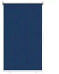 vidaXL Au&szlig;enrollo 90% UV-Block Blau 80 x 140 cm HDPE - Blau