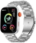 Atlanta 9739/19 Aktivit&auml;tstracker mit 2 B&auml;ndern Silberfarben - Schwarz