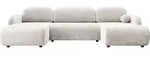 MIRJAN24 Ecksofa DREAM U 2R+LC, Polsterecke, U-Form Sofa, Polstergarnitur,...