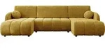 MIRJAN24 Ecksofa Zara U LC+2r+LC, Polsterecke, U-Form Sofa, Polstergarnitur,...