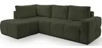 Selsey Taremi &ndash; Ecksofa Schlaffunktion, Bettkasten, hydrophober Chenille,
