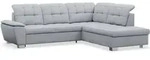 Selsey Jamaal - Ecksofa mit Schlaffunktion und Stauraum, rechtsseitig, hellgrau...